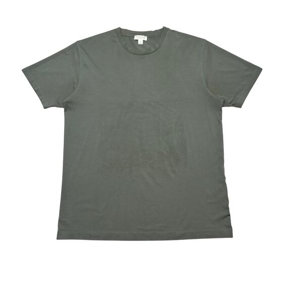 Sunspel Other - Sunspel Riviera Midweight Short Sleeve T Shirt Men's Medium Green